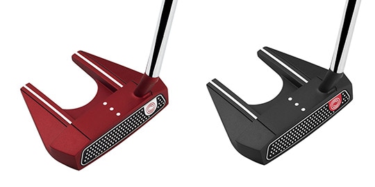 The Odyssey O-Works 7S Red and Black Putters