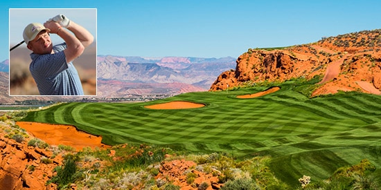 Mitchell Schow shot 67-68 at Sand Hollow (Sand Hollow Resort photo)