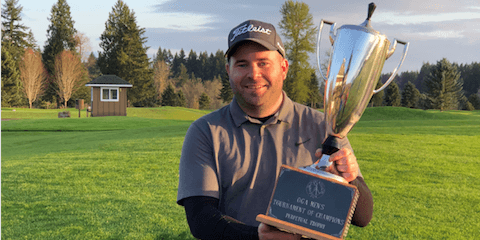 Men's Division winner Blake Seabaugh <br>(OGA Photo)