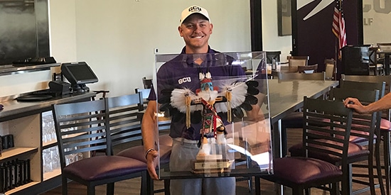 Jake Chanen repeated at GCU Golf Club (GCU photo)
