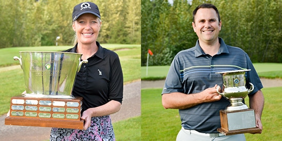 Lara Tennant (L) and Jake Easterly (OGA photo)