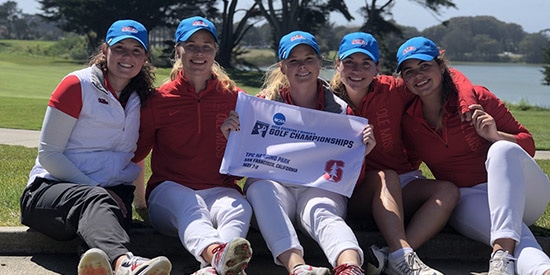The Ole Miss Women's golf team broke through at TPC Harding Park (Ole Miss photo)