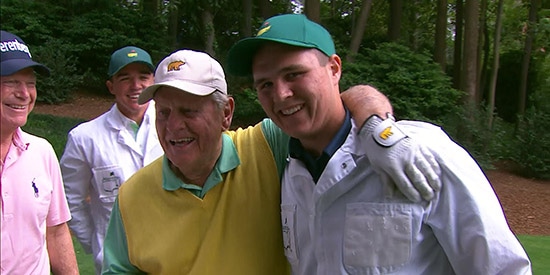 The world got to know G.T. Nicklaus at the Masters Par 3 Contest (Masters screenshot)