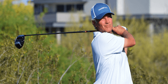 First round leader John McClure <br>(Trans-Miss Golf Photo)