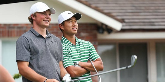 Frankie Capan and Shuai Ming (Ben) Wong (USGA photo)