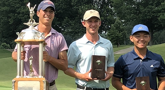 The top 3: Ashton Poole (L), Chandler Eaton, S.M. Lee