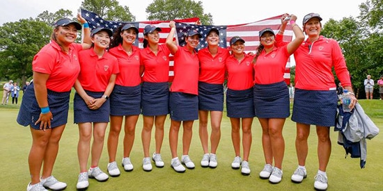 It was a victory parade for the U.S. at Quaker Ridge (USGA photo)