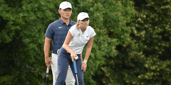 Team USA's SM Lee and Kaitlyn Papp <br>(Arnold Palmer Cup Photo)