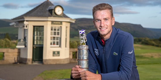 Veyret flies French flag as winner of Scottish Open Amateur