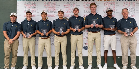 East Tennessee's winning squad (ETSU Athletics photo)