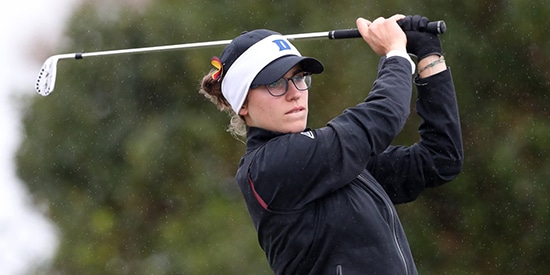 Duke's Virginia Elena Carta (Duke Athletics/Twitter photo)