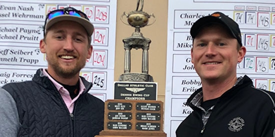 Clark Collier and Kyle Hudelson (Dallas Athletic Club photo)