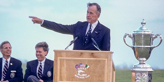 George H.W. Bush (USGA/Twitter photo)