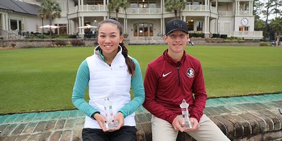 Rebecca Skoler and Brett Roberts (Sea Pines photo)