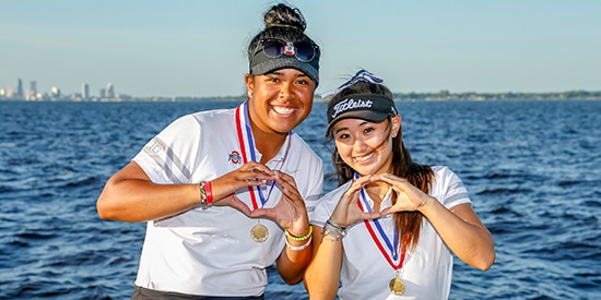 Anneka Seumanutafa and Faith Choi (USGA photo)