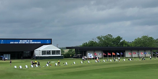 Weather approaches at Blessings Golf Club (AGC photo)