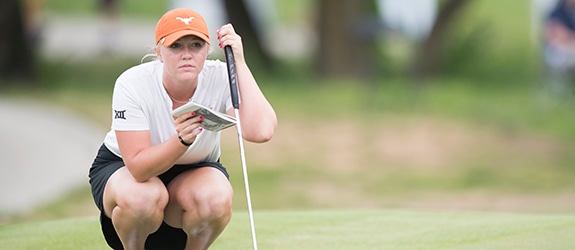 Hailee Cooper will lead off for Texas against Auburn (Patrick Meredith / Texas Athletics)