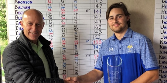 Jones Comerford (R) with Simi Hills GC Brian Reed (Simi Hills photo)