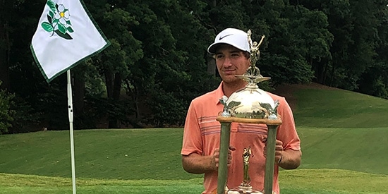 Brandon Mancheno with his Dogwood trophy (AGC photo)