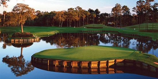 The island green tipped the balance of the final to Michael Sass