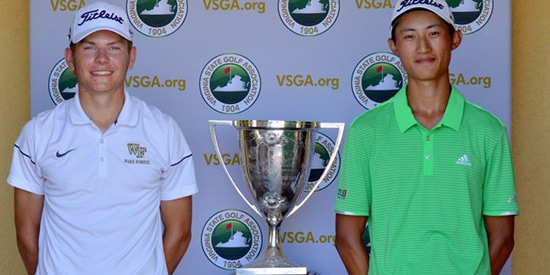 Michael Brennan and Christopher Zhang (VSGA photo)