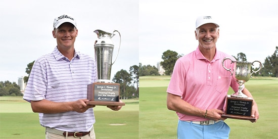 Scott Harvey (L) and senior champion Mark Sear (photo submitted)