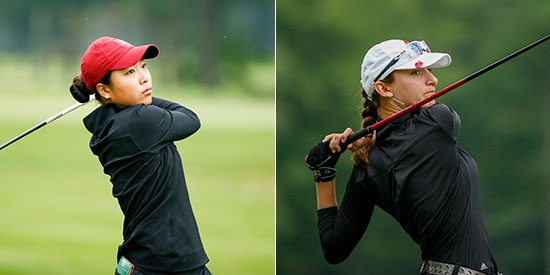 Lei Ye and Jillian Bourdage (USGA/Steve Gibbons)