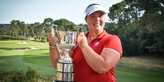 Alice Hewson (European Golf Association/Twitter photo)