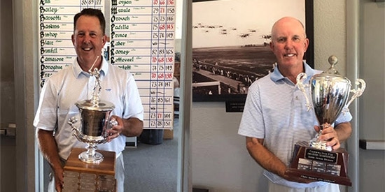 Mark Morgan (L) and Super Senior champ Jeff Burda (SGC photo)