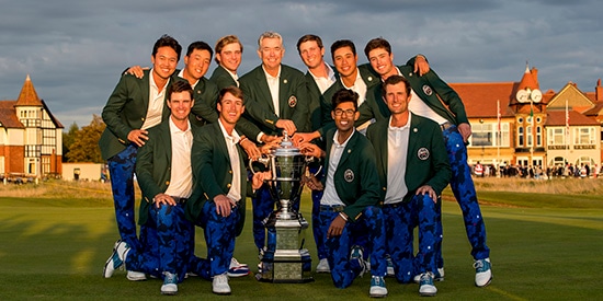 Victory abroad: Americans win Walker Cup with Sunday surge