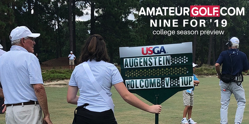 Nine for '19, No. 3: In college golf, match play matters