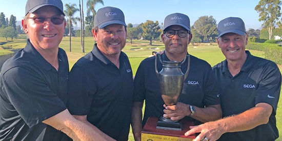 The winning SCGA team of Craig Davis, Don Dubois and John Mack (NCGA photo)