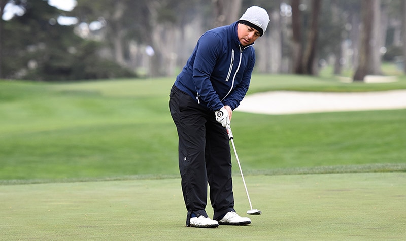 Domingo Jojola won three matches this weekend (Photo by Mike Benham, for AmateurGolf.com)