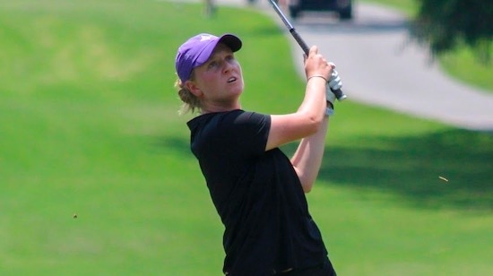 Anna Morgan birdied three of the last four holes (CGA photo)