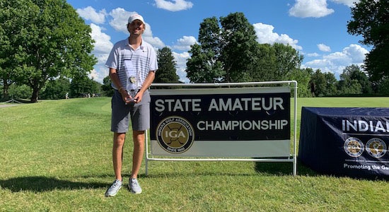 Noah Gillard following the 120th Indiana Am (Noah Gillard photo)