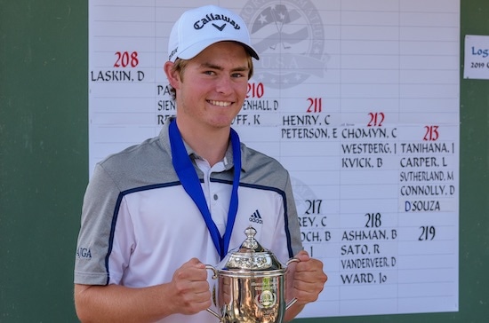 Memorial Amateur champion Dylan McDermott