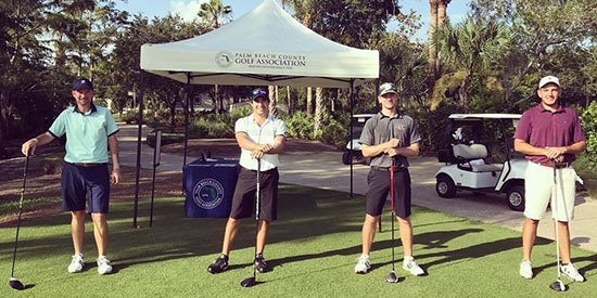 A socially-distanced final group at The Dye Preserve (PBCGA photo)