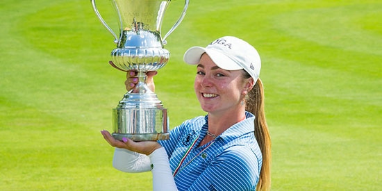 Lucie Malchirand became the first amateur to win the LET's Italian Ladies Open on Sunday