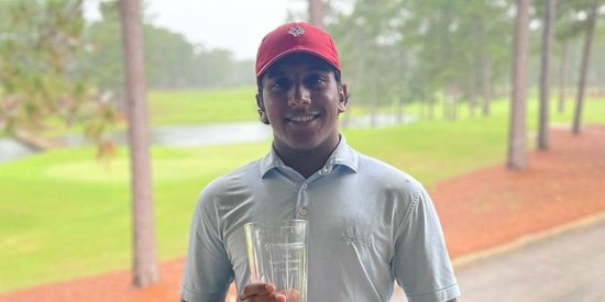 Ramachandran wins rain-shortened Magnolia Amateur