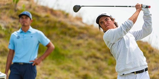 Kiko Coelho, who won the U.S. Amateur Four-Ball title in May, <br>is the lone USGA champion in the field (Robert Beck, USGA)