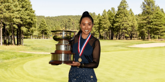 Ina Kim-Schaad, 35, of New York, N.Y., will defend her U.S. Women's Mid-Amateur title starting this weekend