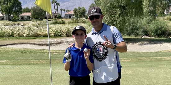 Junior golfer Jake Martinez cards two aces in tournament round