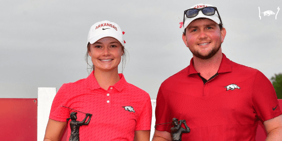 Brooke Matthews (L) and Luke Long won individual titles at The Blessings Intercollegiate