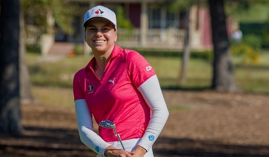 Noémie Paré's score was thrown out today, but her Canadian team is in the lead