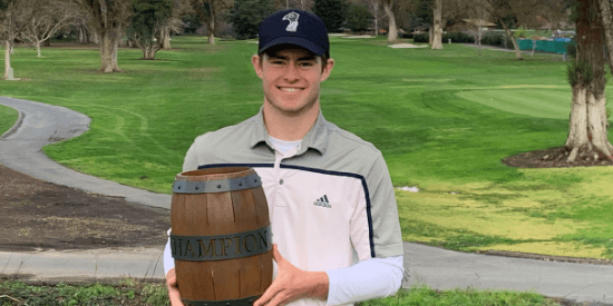 2021 Grapevine Amateur champion Dylan McDermott