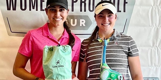 Kynadie Adams (left) and Therese Warner (ECWPGT photo)