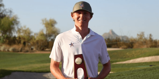 NCAA individual champion Gordon Sargent