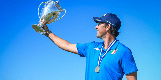 Italy's Filippo Celli wins the 2022 European Amateur Championship