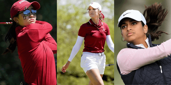 Rose Zhang (L), Rachel Heck, Megha Ganne