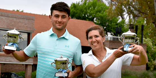 Juan Martín Loureiro and María Olivero (Argentinian Golf Association)